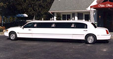 White Stretch Limousine